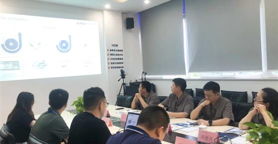 綿陽職業(yè)技術學校領導蒞臨卡德智能調研交流
